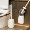 Brosse De Toilette  | Brosse De Toilette Domestique Sans Angle Mort, Nouvelle Brosse Murale Suspendue Pour Nettoyer Les Toilettes, Outil De Nettoyage Indispensable. Brosse De Toilette Brosse De Toilette