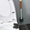 Brosse De Toilette  | Brosse De Toilette Murale À Long Manche Miaoran, Outil De Nettoyage Sans Angle Mort Pour Salle De Bain, Toilette Et Espace Entre Les Joints. Brosse De Toilette Brosse De Toilette