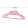 Cintre  | Cintre En Plastique En Forme De Nœud Papillon Rose, Créatif Et Mignon, Idéal Pour Les Étudiantes, Anti-Dérapant, Parfait Pour Le Séchage Des Vêtements Dans Les Dortoirs. Cintre Cintre