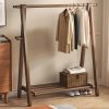 Cintre  | Porte-Vêtements En Bois Massif, Portant À Vêtements Au Sol Pour Chambre À Coucher, Support Intérieur Pour Suspendre Les Vêtements Retirés, Gain De Place, Porte-Manteau. Cintre Cintre