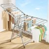 Cintre  | Séchoir À Linge Pliable En Acier Inoxydable, Support De Séchage Pour Balcon, Étendoir À Linge Intérieur Pour Bébé, Accessoire Pratique Pour Sécher Les Couvertures. Cintre Cintre