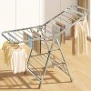 Cintre  | Séchoir À Linge Pliable En Acier Inoxydable, Support De Séchage Pour Balcon, Étendoir À Linge Intérieur Pour Bébé, Accessoire Pratique Pour Sécher Les Couvertures. Cintre Cintre