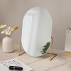 Miroir De Maquillage  | Miroir De Maquillage Léger Pour Chambre, Miroir Rond De Bureau En Fer, Miroir De Coiffeuse Pour Dortoir Étudiant, Miroir De Beauté Domestique, Miroir De Princesse. Miroir De Maquillage Miroir De Maquillage