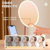 Miroir De Maquillage  | Miroir De Maquillage Led Avec Éclairage, Miroir De Coiffeuse Portable Et Pliable Pour Voyage, Miroir De Table De Beauté, Idéal Pour Les Étudiants En Dortoir. Miroir De Maquillage Miroir De Maquillage