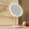 Miroir De Maquillage  | Miroir De Maquillage Led Pour Étudiants, Miroir De Table Portable Avec Éclairage, Petit Miroir De Maquillage Pour Filles, Miroir De Bureau Compact. Miroir De Maquillage Miroir De Maquillage