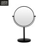 Miroir De Maquillage  | Miroir De Maquillage Rond Double Face En Noir Mat, Extensible Et Réglable, Pour Étudiants, Avec Une Grande Taille. Miroir De Maquillage Miroir De Maquillage