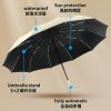 Parapluie Et Équipement De Pluie  | Parapluie Automatique Pliable Pour Hommes Et Femmes, Double Usage Pluie Et Soleil, Résistant Au Vent Avec 60 Baleines, Protection Solaire, Personnalisation De Logo Pour Cadeaux Publicitaires. Parapluie Et Équipement De Pluie Parapluie Et Équipement De Pluie