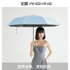 Parapluie Et Équipement De Pluie  | Parapluie De Protection Solaire Anshine, Parapluie Double Couche, Anti-Uv, Parapluie Pliable Pour Le Soleil Et La Pluie, Ombrelle Pour Femme. Parapluie Et Équipement De Pluie Parapluie Et Équipement De Pluie