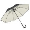 Parapluie Et Équipement De Pluie  | Parapluie Long À Double Courbure, Résistant Aux Intempéries, En Noir, Grande Taille, Renforcé, Anti-Vent, Protection Solaire, Anti-Uv. Parapluie Et Équipement De Pluie Parapluie Et Équipement De Pluie