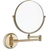 Miroir De Maquillage  | Miroir De Maquillage Mural Pliable Avec Éclairage Pour Salle De Bain, Miroir Double Face Extensible Pour Hôtel, Miroir De Maquillage Mural 1835. Miroir De Maquillage Miroir De Maquillage