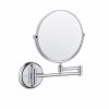 Miroir De Maquillage  | Miroir De Salle De Bain Sans Perçage, Miroir De Maquillage Agrandi En Cuivre Plein, Miroir Mural Pliable Et Extensible À Double Face Pour Hôtel. Miroir De Maquillage Miroir De Maquillage