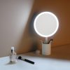 Miroir De Maquillage  | Muid Miroir De Maquillage De Bureau Avec Lampe, Miroir De Table Rechargeable, Miroir Portable Pour Dortoir, Miroir De Beauté Pour La Maison, Idéal Pour Les Mariages. Miroir De Maquillage Miroir De Maquillage