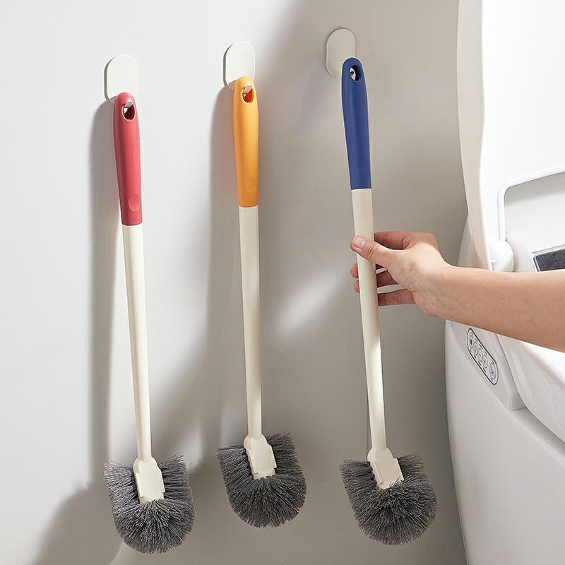 Brosse De Toilette  | Brosse De Toilette Murale À Long Manche, Sans Angle Mort, Pour Un Nettoyage Efficace Des Toilettes, Brosse Douce Suspendue Pour Salle De Bain. Brosse De Toilette Brosse De Toilette