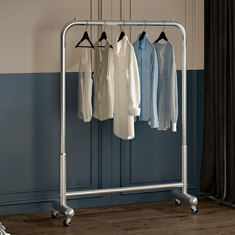 Cintre  | Porte-Vêtements En Acier Inoxydable, Portant De Vêtements Sur Pied, Étagère De Présentation Pour Vêtements De Fille, Support De Séchage Pour Vêtements. Cintre Cintre